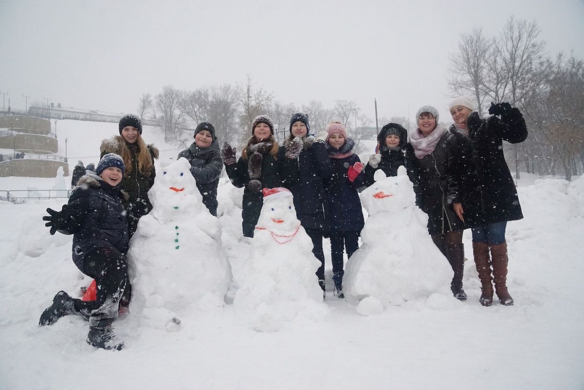 Парад снежных фигур «Могилёв, я дарю тебе сказку» в Подниколье