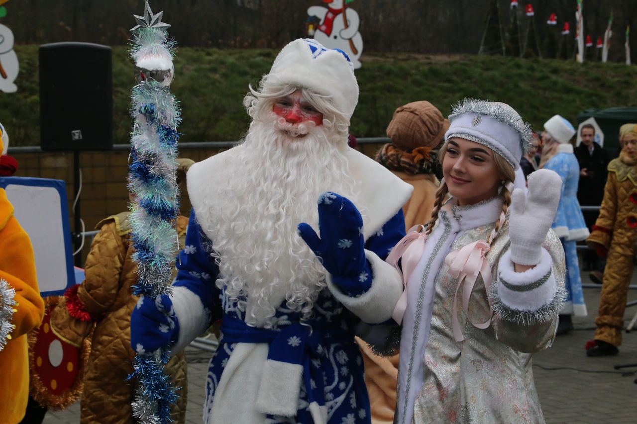 Детский праздник «Морозная разморозка» прошел в могилевском парке в Подниколье